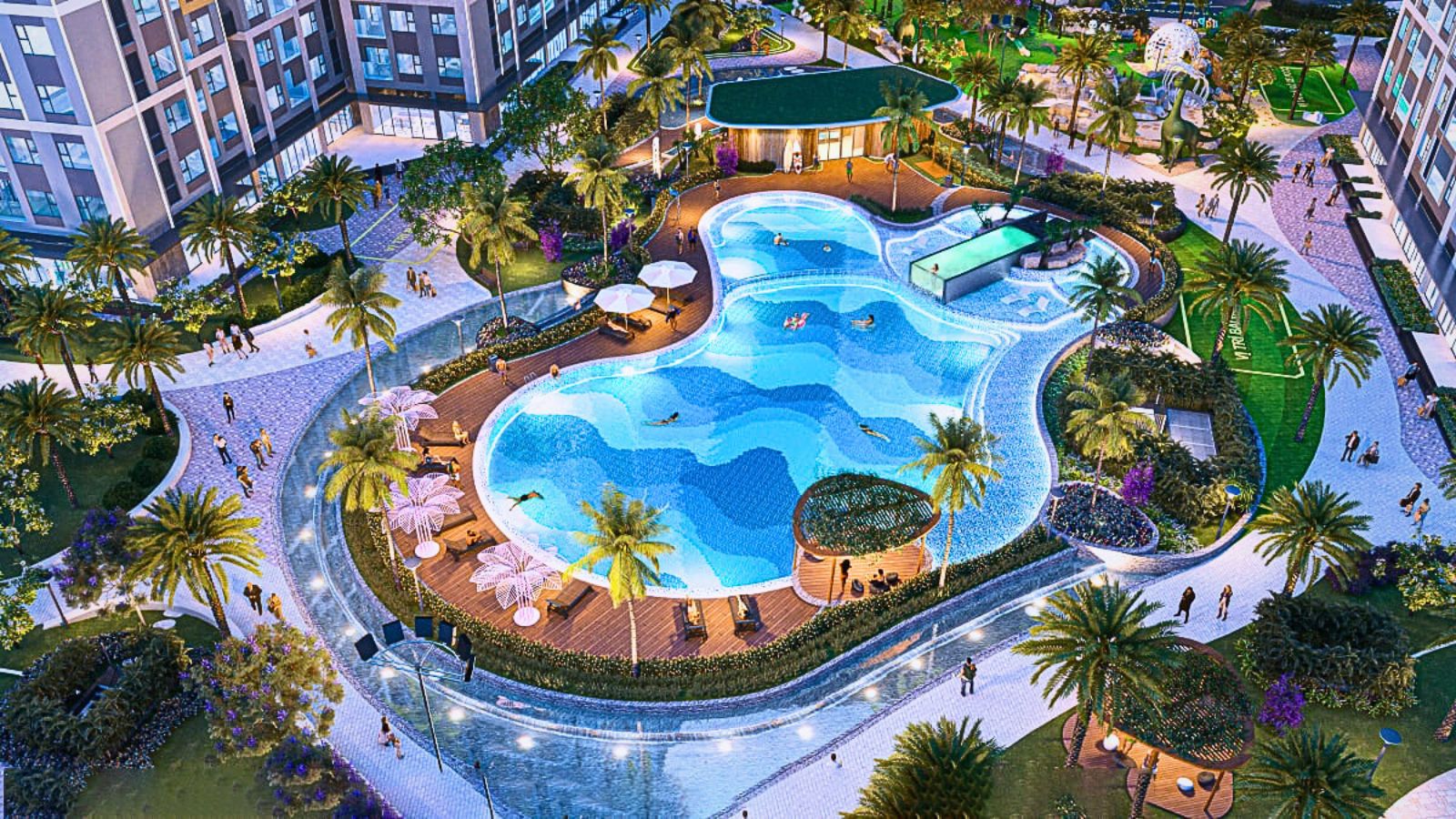 Hồ bơi Malibu Resort